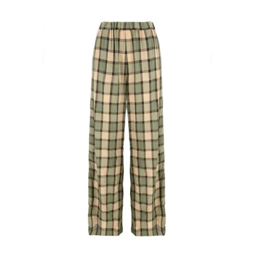 Aspesi , Green Trousers for Women ,Green female, Sizes:
