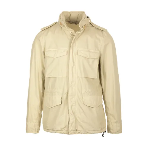 Aspesi , Grey Minifield Jacket for Men ,Gray male, Sizes: