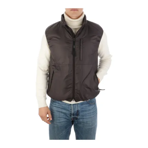 Aspesi , Men`s Gilet JIL Vest - Stay Warm and Stylish ,Brown male, Sizes: