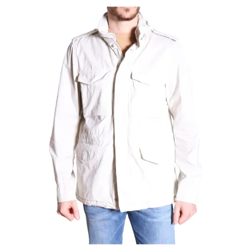 Aspesi , Minifield Cot Ice Jacket ,Beige male, Sizes: