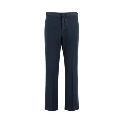 Aspesi , Navy Comfort Cotton Trousers ,Blue female, Sizes: