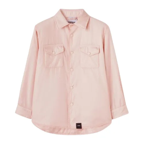 Aspesi , Pink Shirt Style Coat ,Pink female, Sizes: