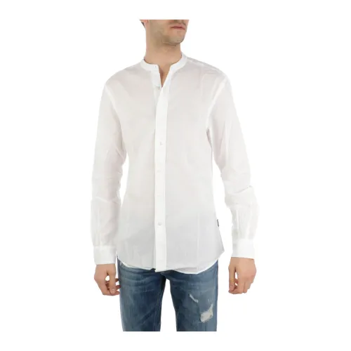 Aspesi , Upgrade Your Casual Wardrobe with the 01072 Bruce Shirt ,White male, Sizes: