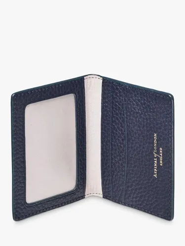 Aspinal of London ID and Travel Card Holder - Navy - Male