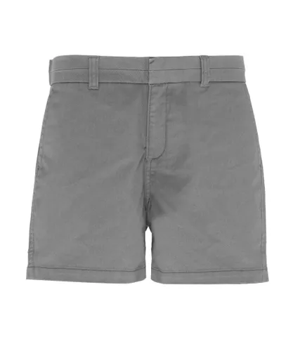 Asquith & Fox Womens/Ladies Classic Fit Shorts (Slate) - Multicolour
