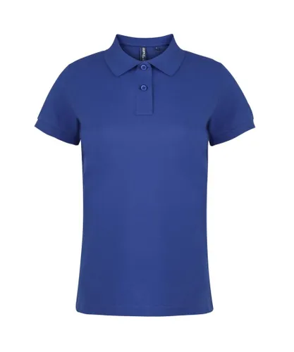 Asquith & Fox Womens/Ladies Plain Short Sleeve Polo Shirt (Royal) - Blue