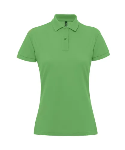 Asquith & Fox Womens/Ladies Short Sleeve Performance Blend Polo Shirt (Kelly) - Green