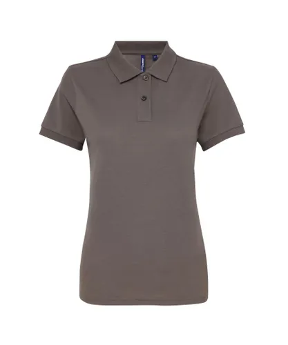 Asquith & Fox Womens/Ladies Short Sleeve Performance Blend Polo Shirt (Slate) - Multicolour