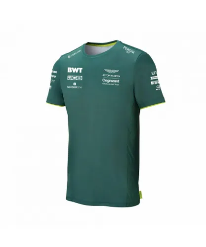 Aston Martin Cognizant F1 Official Mens Green T-Shirt