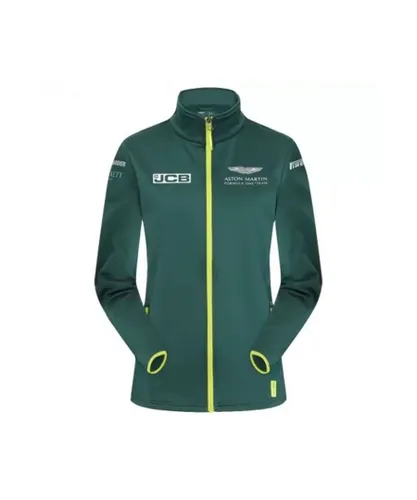 Aston Martin F1 Official Team Womens Green Softshell Jacket