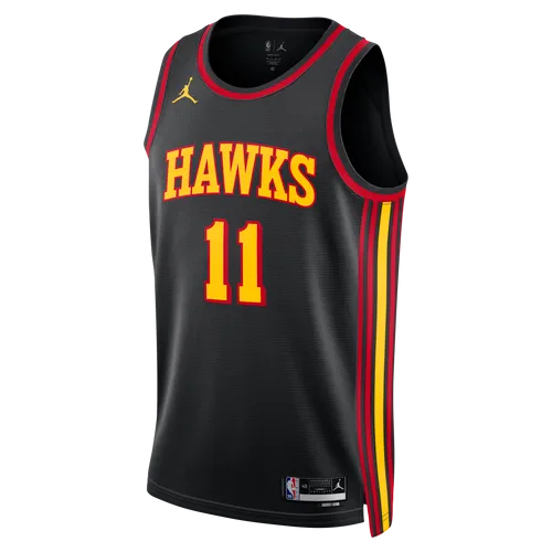 Atlanta Hawks Statement Edition Men's Jordan Dri-FIT NBA Swingman Jersey - Black - Polyester