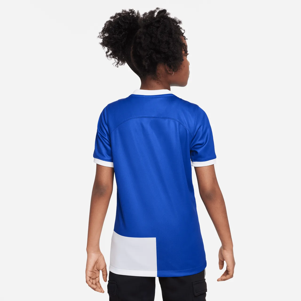 Atlético Madrid 2023/24 Stadium Away Older Kids' Nike Dri-FIT Football Shirt - Blue - Polyester