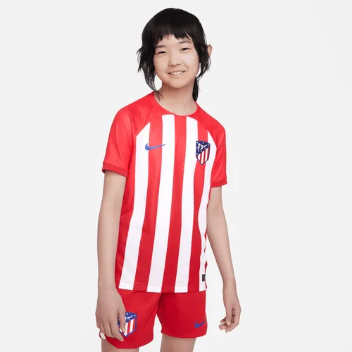 Atlético Madrid 2023/24 Stadium Home Older Kids' Nike Dri-FIT Football Shirt - Red - Polyester