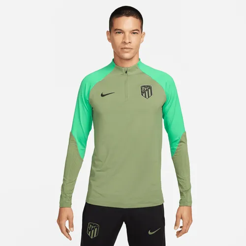 Atlético Madrid Strike Men's Nike Dri-FIT Knit Football Drill Top - Green - Polyester