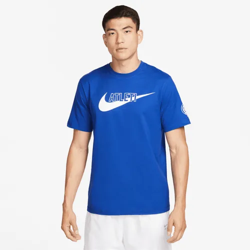 Atlético Madrid Swoosh Men's Nike T-Shirt - Blue - Cotton