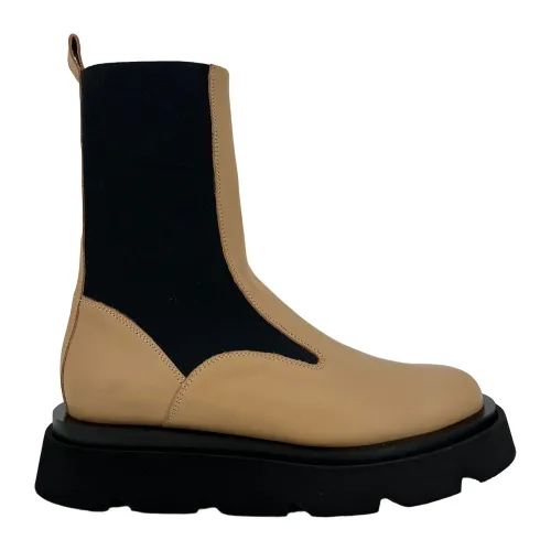 ATP Atelier , Taupe Chelsea Boots ,Beige female, Sizes: