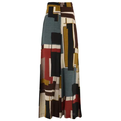 Attic and Barn , MultiColour Trousers, New Catalina Model ,Multicolor female, Sizes: