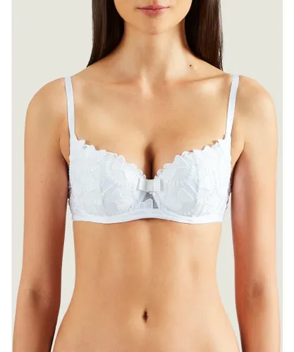 Aubade Womens Viktor & Rolf The Bow Collection Moulded Half Cup Bra - White