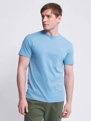 Aubin Logo Cotton T-shirt - China Blue - Male