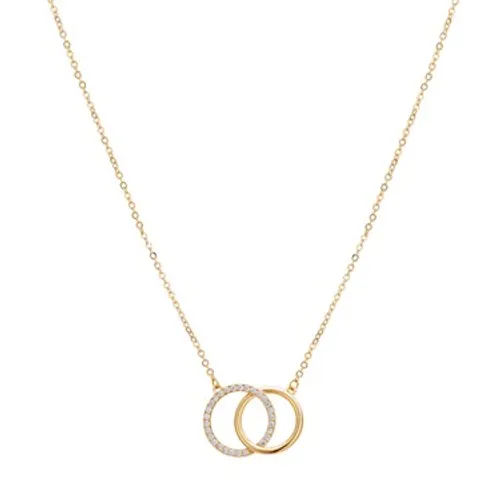 August Woods Gold Link Crystal Necklace - Gold