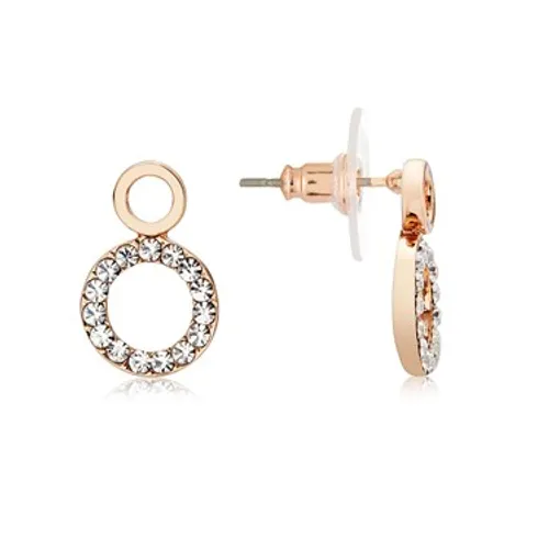 August Woods Rose Gold Mini Circle Earrings - Rose Gold