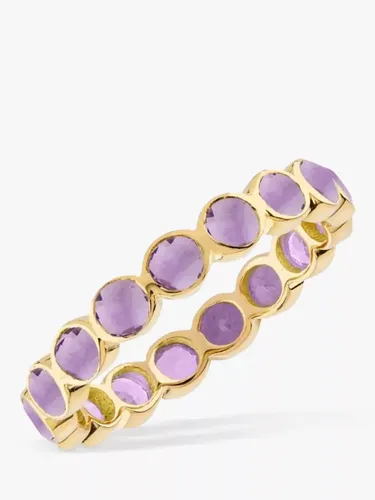 Auree Ortigia Amethyst Band Ring, Purple/Gold - Purple/Gold - Female - Size: M