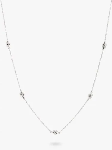 Auree St Ives Nautical Knot Necklace - Silver - Female