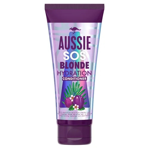 Aussie SOS Blonde and Silver Hair Hydration Vegan Hair
