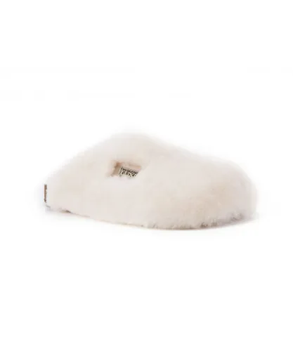 Australia Luxe Co Womens Dreamer Cream - Beige Fur