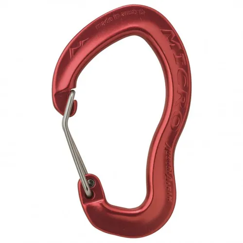 AustriAlpin - Micro Colors Wire - Snapgate carabiner red