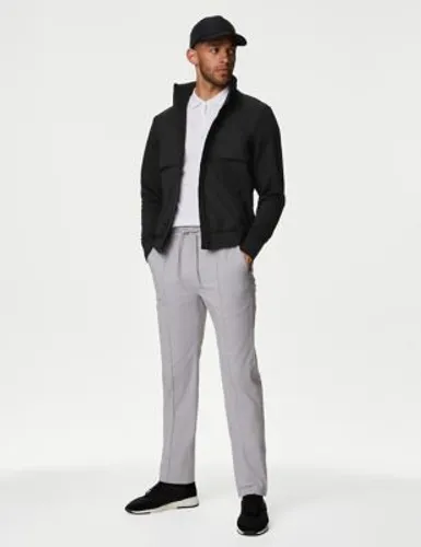 Autograph Mens Packaway Hood Zip Up Jacket with Stormwear™ - SREG - Black, Black,Silver Grey