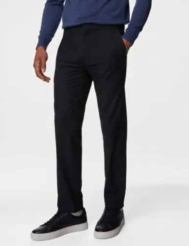 Autograph Mens Textured Stretch Trousers - 40REG - Navy, Navy