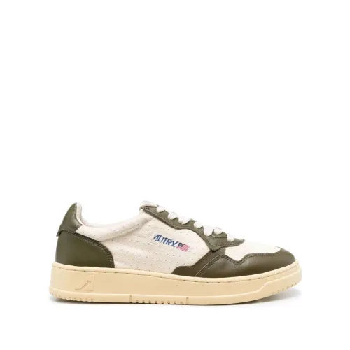 Autry , Canvas Low Top Sneakers ,White male, Sizes: