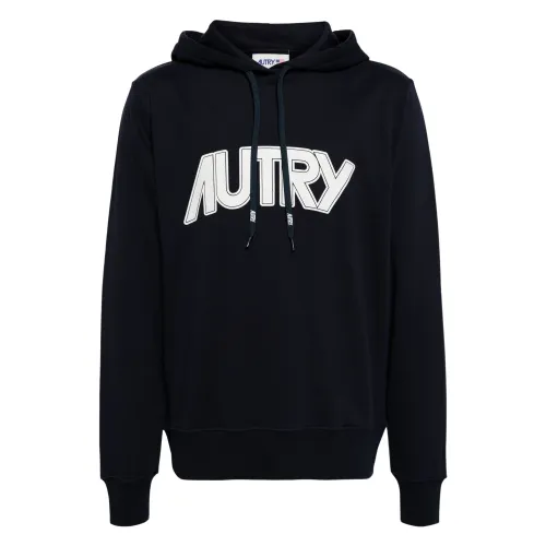 Autry , Hoodie Main MAN ,Blue male, Sizes: