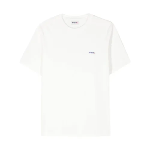 Autry , Logo T-Shirt ,White male, Sizes: