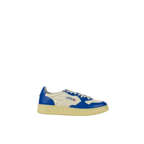 Autry , Medalist Low Canvas Sneakers ,Blue male, Sizes: