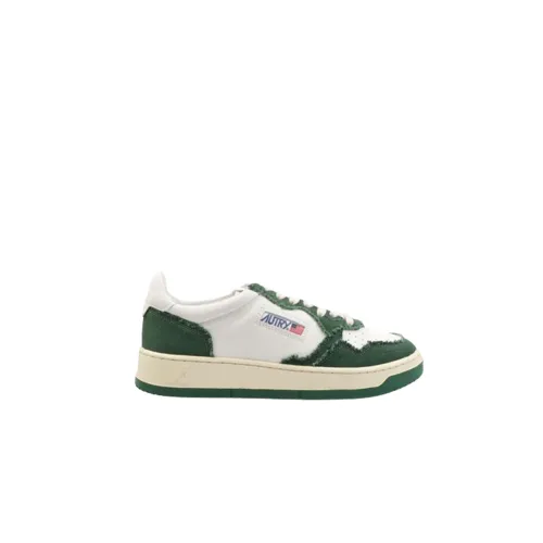 Autry , Medalist Low Leather and Canvas Sneakers ,Multicolor male, Sizes: