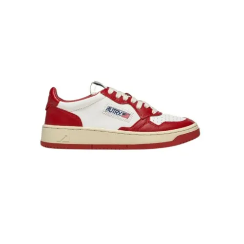 Autry , Medalist Low Sneakers ,Red female, Sizes: