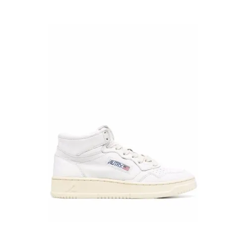 Autry , Medalist Mid Sneakers ,White female, Sizes: