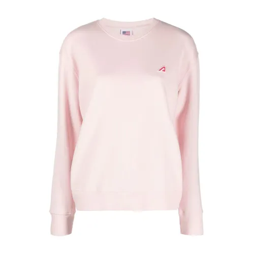 Autry , Pink Tennis Sweatshirt ,Pink female, Sizes: