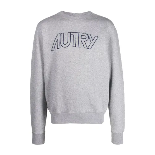 Autry , Stylish Sweatshirt ,Gray male, Sizes: