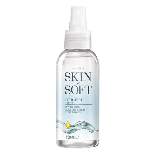Avon Skin So Soft Dry Oil Spray 150ml | Locks in Moisture |