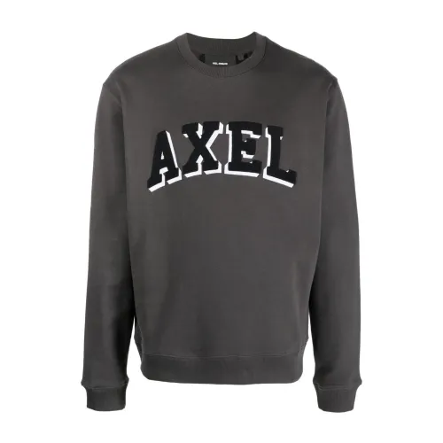 Axel Arigato , Axel Arc Sweatshirt ,Gray male, Sizes: