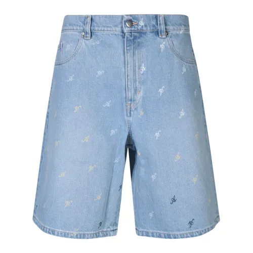 Axel Arigato , Mens Clothing Shorts Blue Ss24 ,Blue male, Sizes: