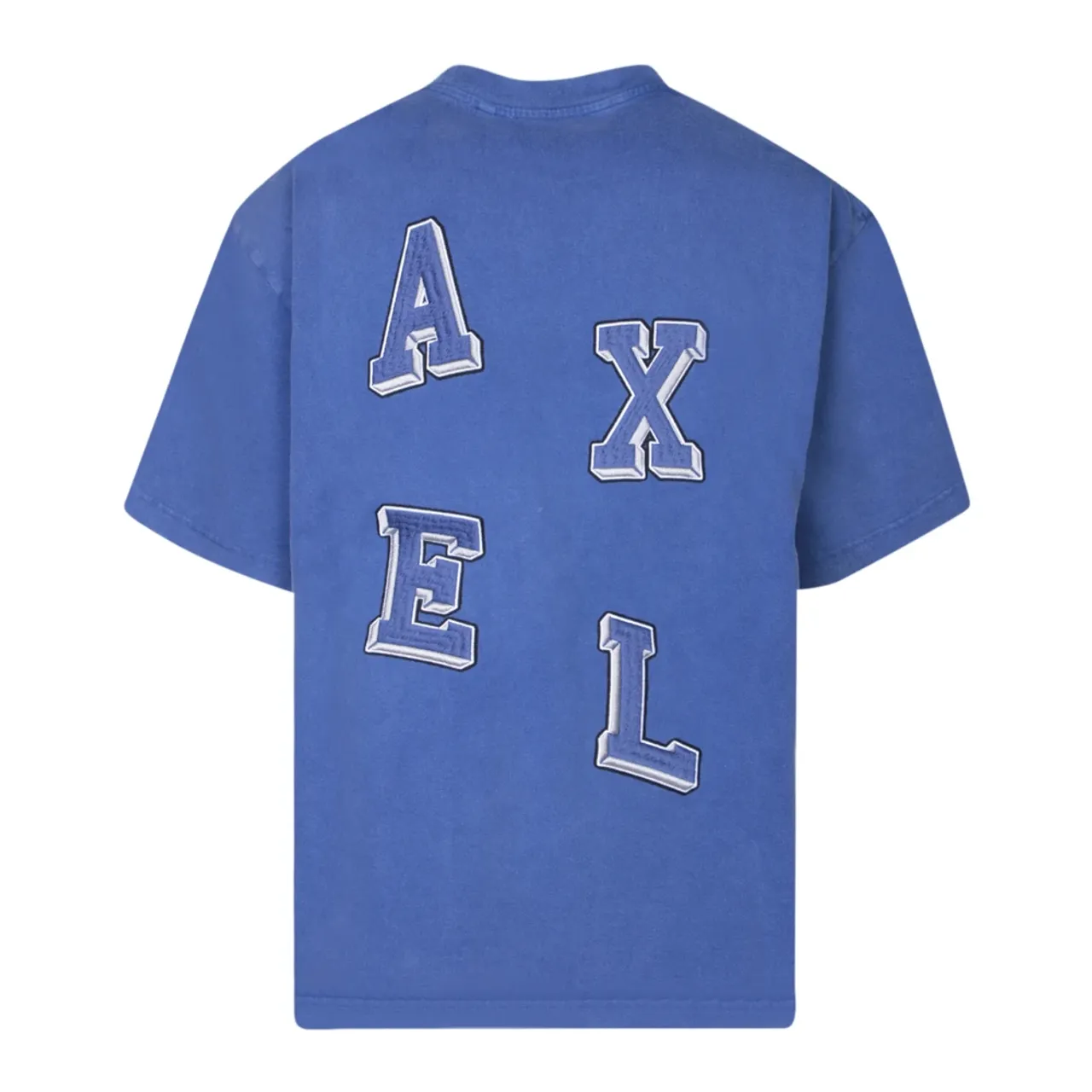 Axel Arigato , Mens Clothing T-Shirts Polos Blue Ss24 ,Blue male, Sizes: