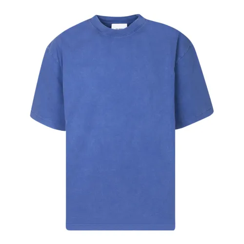 Axel Arigato , Mens Clothing T-Shirts Polos Blue Ss24 ,Blue male, Sizes: