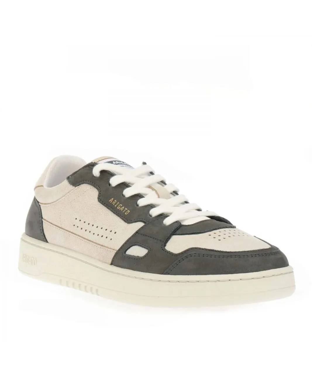 Axel Arigato Mens Dice Lo Trainers in Beige Leather (archived)