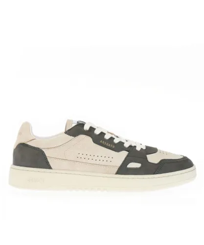 Axel Arigato Mens Dice Lo Trainers in Beige Leather (archived)