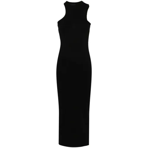 Axel Arigato , Scoop asymmetric dress ,Black female, Sizes: