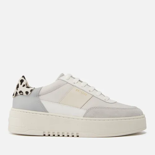 Axel Arigato Women's Orbit Vintage Leather and Suede Trainers - UK
